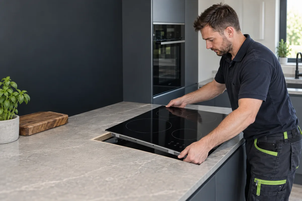 Hob Installation carried out by a professional appliance installer